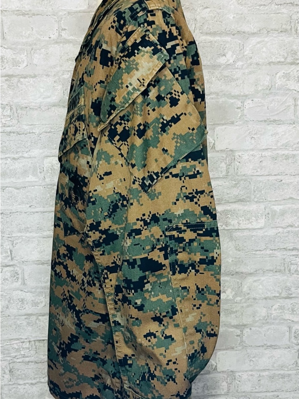 U.S. Marines Combat Utility Uniform(MCCUU) Blouse Jacket Woodland MARPAT Sm-Reg - Picture 4 of 7